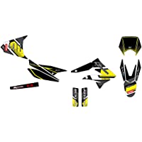 Kit Deco Motocross Derbi X-Treme 50 Comics Amarillo 2010-2017